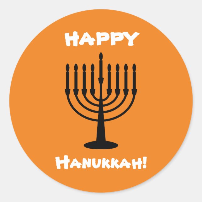 Adesivo Happy Hanukkah (Frente)