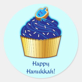 Adesivo Happy Hanukkah: Cupcake com Cookie