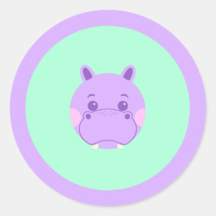 Adesivo Happy Hippo