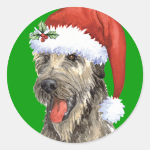 Adesivo Happy Howlidays Irish Wolfhound