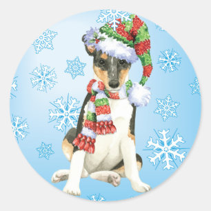 Adesivo Happy Howlidays Smooth Collie