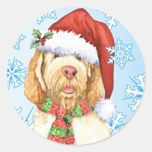 Adesivo Happy Howlidays Spinone Italiano