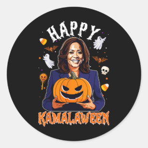 Adesivo Happy Kamalaween Pumpkin Harris Halloween Usa, soc