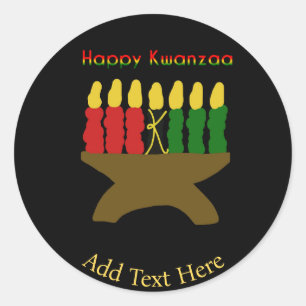 Adesivo Happy Kwanzaa Kinara
