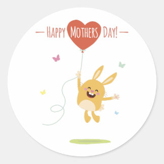 Adesivo Happy Mothers Day Round Sticker