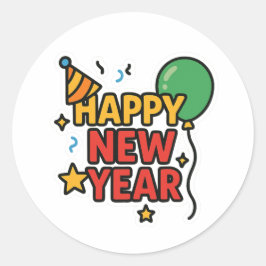 Adesivo Happy New Year