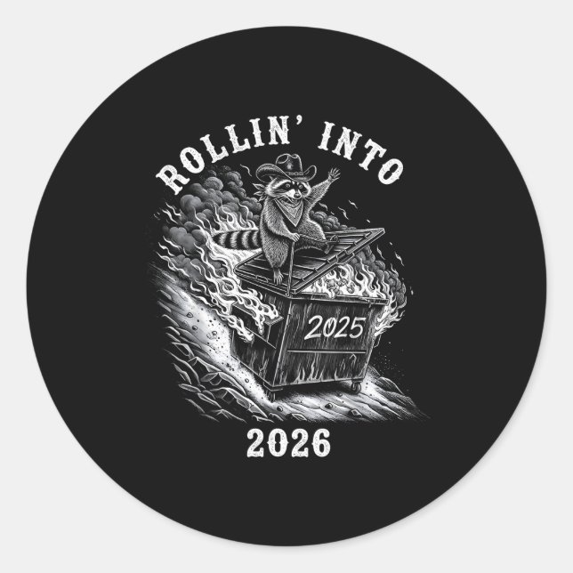 Adesivo Happy New Year 2026 Goodbye 2025 Hello 2026 Family (Frente)