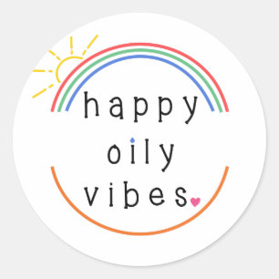 Adesivo Happy Oily Vibes Sticker