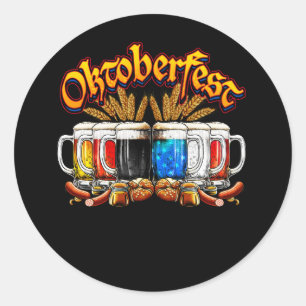 Adesivo Happy Oktoberfest 2023 American German Beer Glass