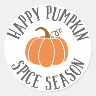 Adesivo Happy Pumpkin Spice Season