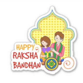 Adesivo Happy Raksh Bandhan
