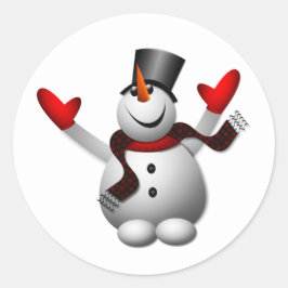 Adesivo Happy Snowman