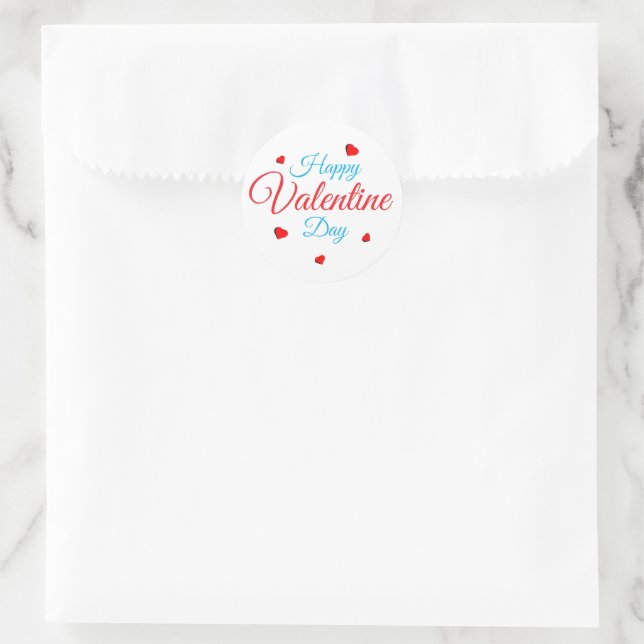 Adesivo Happy Valentine Day (Bolsa)
