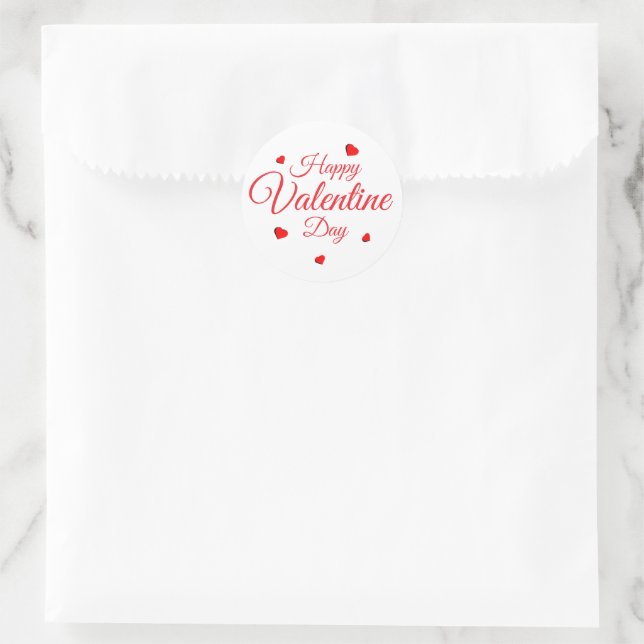 Adesivo Happy Valentine Day (Bolsa)