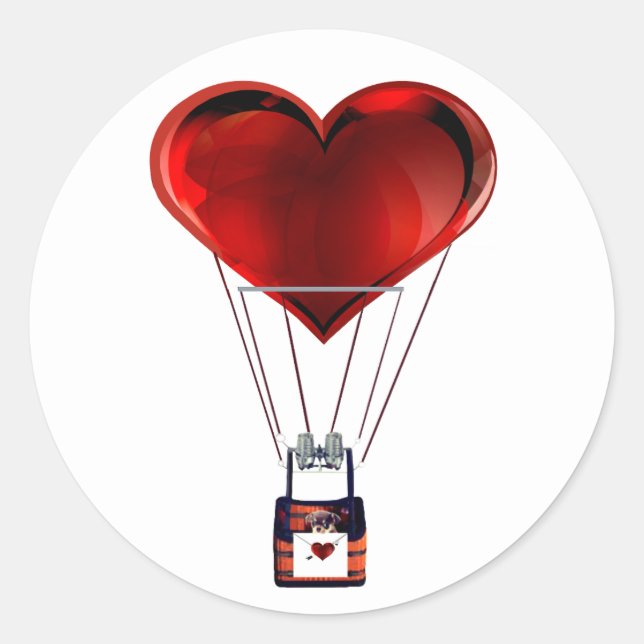 Adesivo Happy Valentine's Day Stickers (Frente)