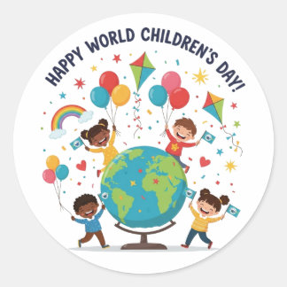 Adesivo Happy World Children’s Day Celebration Sticker