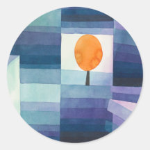 Harbinger of autumn abstract watercolor Paul Klee