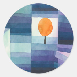 Adesivo Harbinger of autumn abstract watercolor Paul Klee