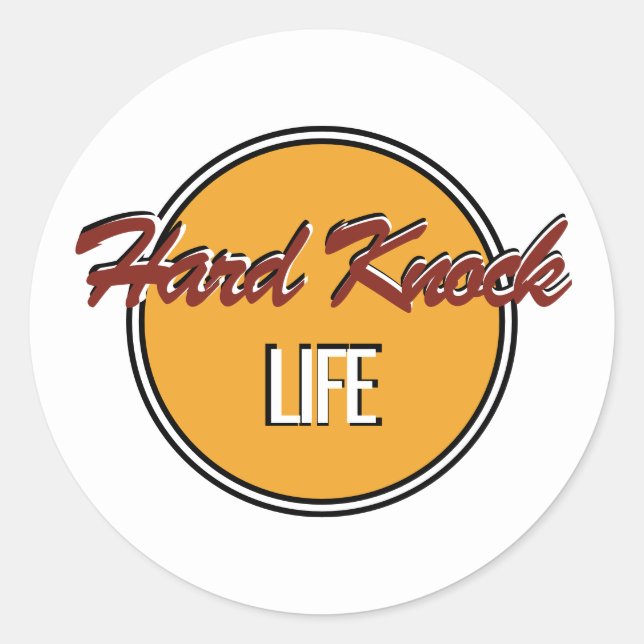 Adesivo Hard Knock Life (Frente)
