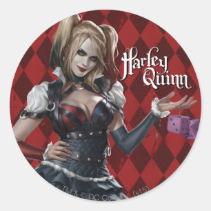Adesivo Harley Quinn Com Felpudo