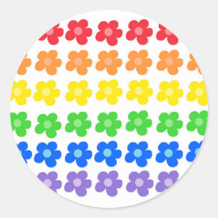 Adesivo Harmonia Da Roda Colorido Em Design Floral