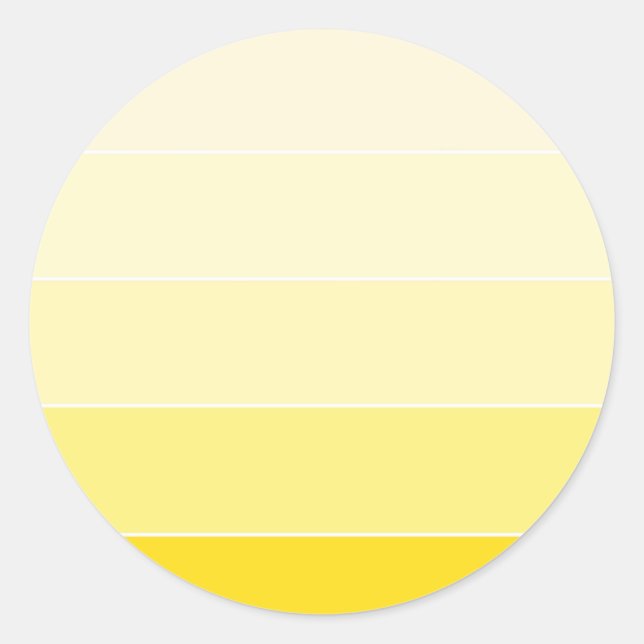 Adesivo Harmonia de Cores Amarelo Baunilha Branco Moderno  (Frente)