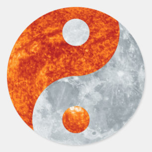 Adesivo Harmonia espiritual Sun de Yin & de Yang &