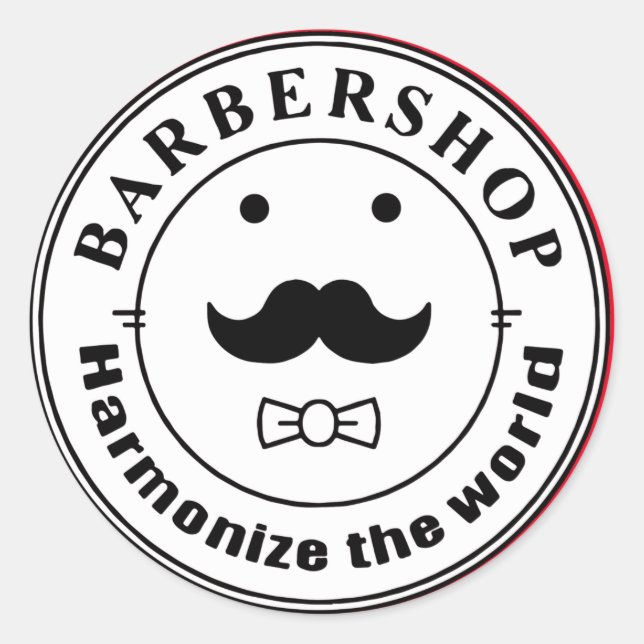 Adesivo Harmonize o mundo (Frente)