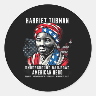 Adesivo Harriet Tubman Underground Railroad American Hero