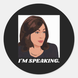 Adesivo Harris 2020 Kamala Harris Debate Vp Estou Falando