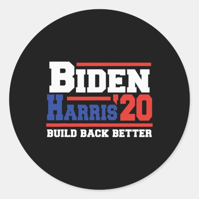 Adesivo Harris 2020 - reconstrua-se melhor (Frente)
