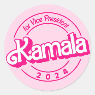 Adesivo Harris 2024 Colorido Rosa