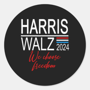 Adesivo Harris 2024 Harris WAlzheimer Nós escolhemos liber