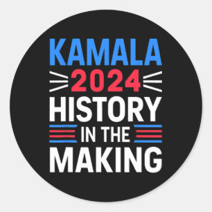 Adesivo Harris 2024 Men & Women History In The Fazer