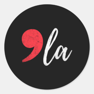 Adesivo Harris 2024 Presidente Comma La Funny