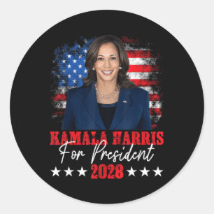 Adesivo Harris 2028 Votação Presidente Kamala Harris Eleiç