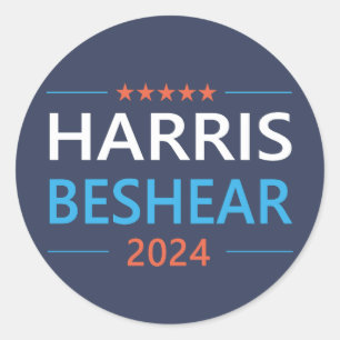 Adesivo Harris Beshear 2024 Kamala Harris Democrata