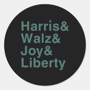 Adesivo Harris E Wheimer E Joy E Libertador Kamal