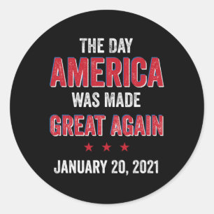 Adesivo Harris Inauguration Day 2021 America Make Excelent