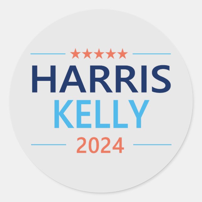 Adesivo Harris Kelly 2024 (Frente)