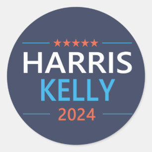 Adesivo Harris Kelly 2024 Kamala Harris Democrata