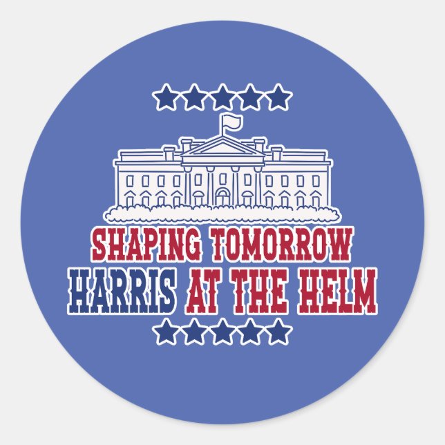 Adesivo Harris na Helm - Vote em Interesse (Frente)