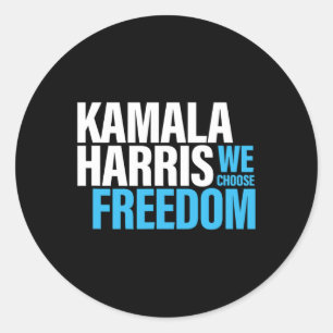 Adesivo Harris Para A Campanha Eleitoral Freedo, President