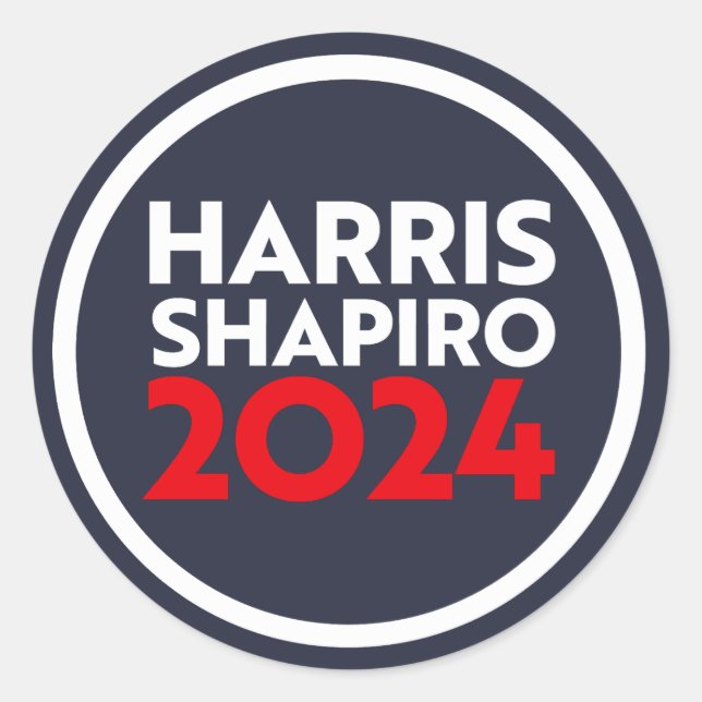 ADESIVO HARRIS SHAPIRO 2024 (Frente)