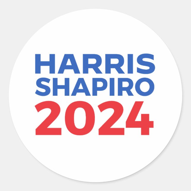 ADESIVO HARRIS SHAPIRO 2024 (Frente)