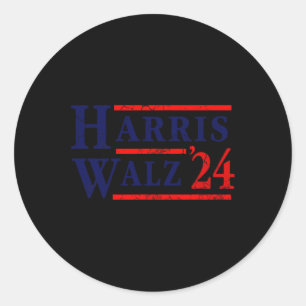 Adesivo Harris Tim Walz 2024 Partido Democrata Eleitoral