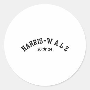 Adesivo Harris Tim Walz Baseball Font 2024 Eleição