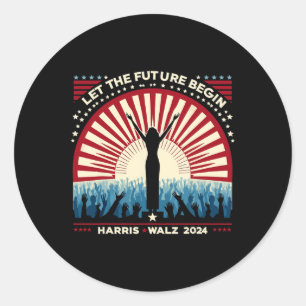 Adesivo Harris Waltz 2024 Eleição Kamala Harris Tim Waltz