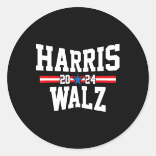Adesivo Harris Waltz 2024 Eleição Kamala Harris Tim Waltz