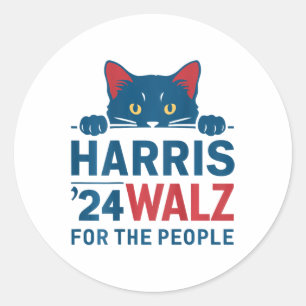 Adesivo Harris Waltz 2024 Para As Pessoas Engraçadas Lady 